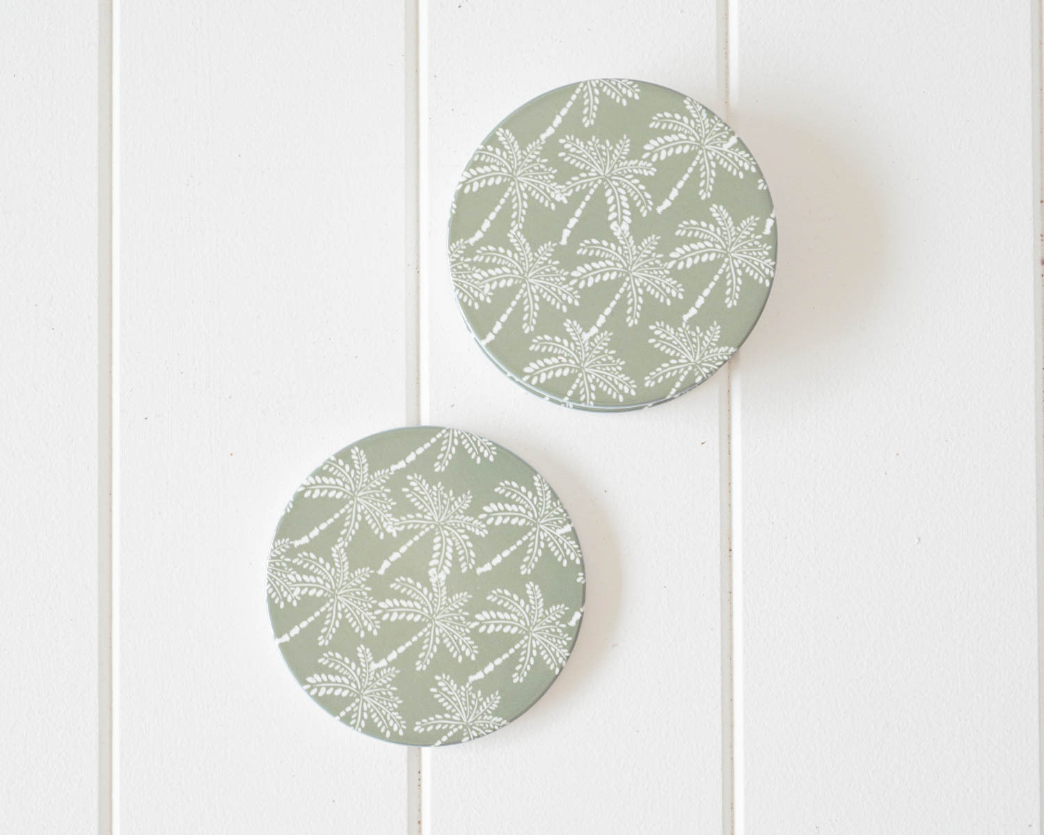 Coconut Palm Coasters Olive